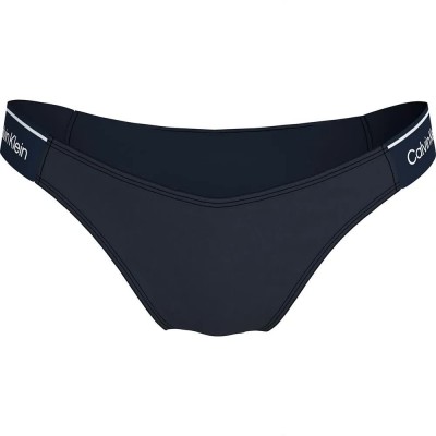 дамски,бански,костюми,calvin,klein,curved,delta,bikini,bottom,blue