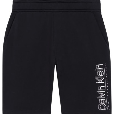 къси,панталони,мъжки,панталони,calvin,klein,double,logo,sweat,shorts,black