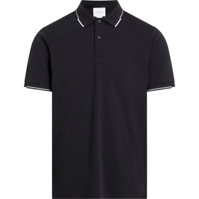 мъжки,блузи,с,яка,calvin,klein,liquid,touch,block,tipping,short,sleeve,polo,ck,black,(black)