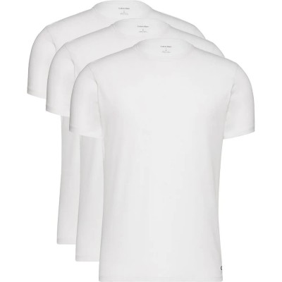 мъжко,бельо,calvin,klein,lv00nb4185,short,sleeve,base,layer,3,units,white