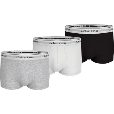 боксерки,мъжко,бельо,calvin,klein,lv00nb4392,boxers,3,units,grey,heather,white,black,(multicolor)