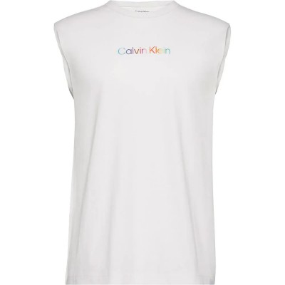 тениска,мъжки,тениски,calvin,klein,muscle,sleeveless,t,shirt,white,(white)