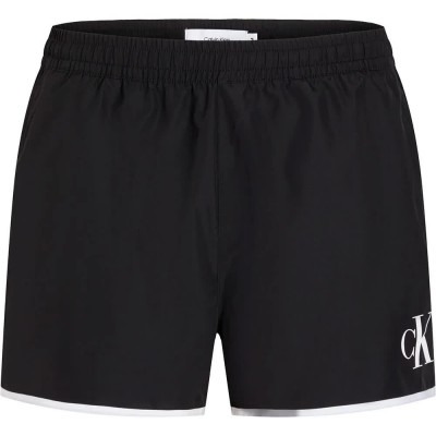 бански,гащета,мъжки,бански,костюми,calvin,klein,runner,swimming,shorts,black