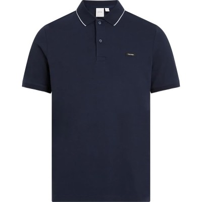 мъжки,блузи,с,яка,calvin,klein,stretch,pique,tipping,short,sleeve,polo,blue,(dark,sapphire)