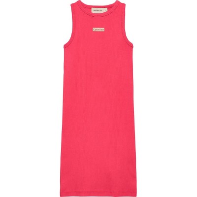 дънки,детски,поли,и,рокли,calvin,klein,jeans,ig0ig02906,sleeveless,long,dress,pink