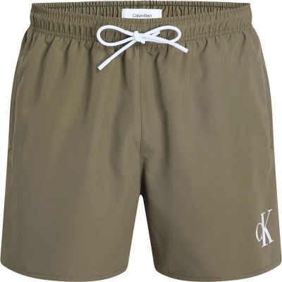 бански,гащета,мъжки,бански,костюми,calvin,klein,jeans,medium,drawstring,swimming,shorts,dusky,green,(green)
