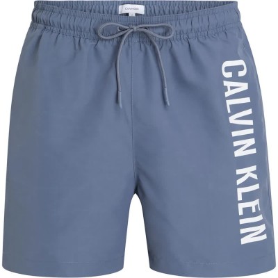 бански,гащета,мъжки,бански,костюми,calvin,klein,jeans,medium,drawstring,swimming,shorts,grisaille,(blue)