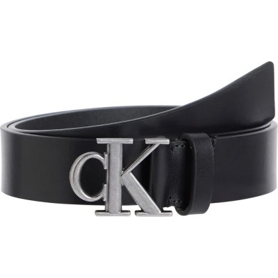 колан,колани,calvin,klein,jeans,monogram,plaque,buckle,belt,black