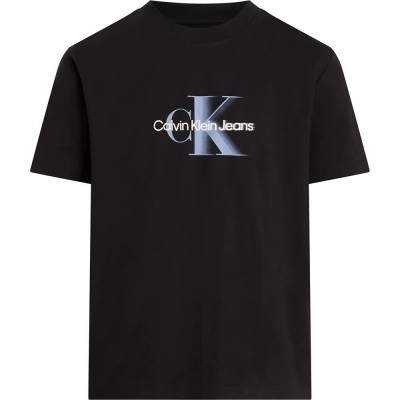 тениска,мъжки,тениски,calvin,klein,jeans,monologo,shift,short,sleeve,t,shirt,black,(ck,black)