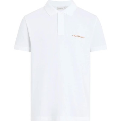 дънки,мъжки,блузи,с,яка,calvin,klein,jeans,monologo,short,sleeve,polo,white,(bright,white)