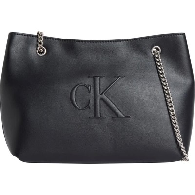 чанта,за,през,рамо,всички,чанти,calvin,klein,jeans,sculpted,chain,shoulder,bag,black