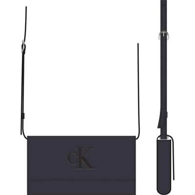 чанта,за,през,рамо,всички,чанти,calvin,klein,jeans,sculpted,long,fold,strap,shoulder,bag,na,black,(black)