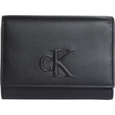 портфейли,и,портмонета,calvin,klein,jeans,sculpted,trifold,wallet,black