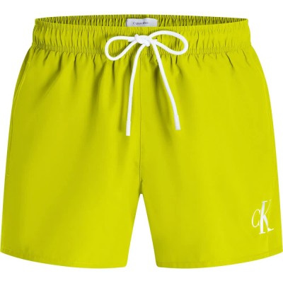 бански,гащета,мъжки,бански,костюми,calvin,klein,jeans,short,drawstring,swimming,shorts,lemonade,yellow,(yellow)