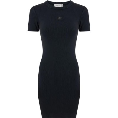 дънки,дамски,поли,и,рокли,calvin,klein,jeans,washed,sleeveless,long,dress,black