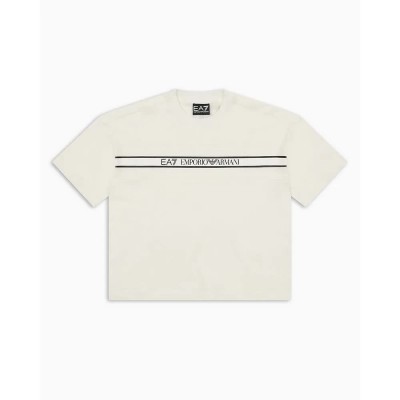 тениска,детски,тениски,ea7,emporio,armani,7b000069,af10378,short,sleeve,t,shirt,white