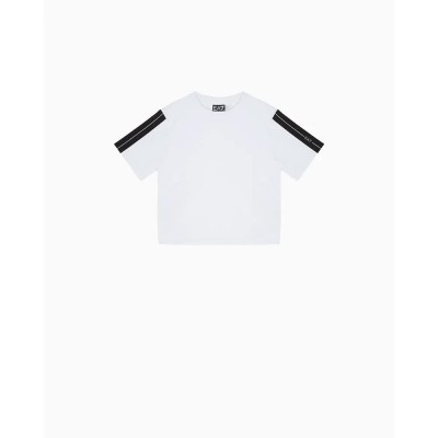 тениска,детски,тениски,ea7,emporio,armani,7g000142,af14880,short,sleeve,t,shirt,white