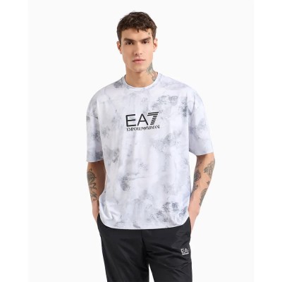 тениска,мъжки,тениски,ea7,emporio,armani,7m000067,af13802,short,sleeve,t,shirt,white