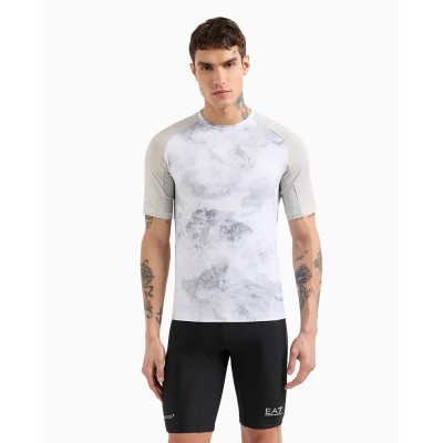 тениска,мъжки,тениски,ea7,emporio,armani,7m000045,af13802,short,sleeve,t,shirt,white