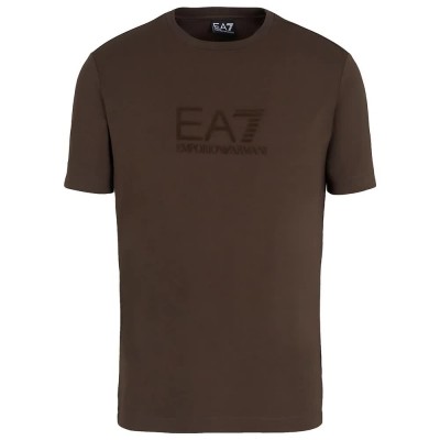 тениска,мъжки,тениски,ea7,emporio,armani,7m000092,af13870,short,sleeve,t,shirt,brown