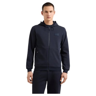 блуза,мъжки,пуловери,ea7,emporio,armani,7m000094,af12116,full,zip,sweatshirt,blue