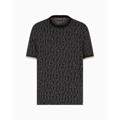 тениска,мъжки,тениски,ea7,emporio,armani,7m000099,af13960,short,sleeve,t,shirt,black