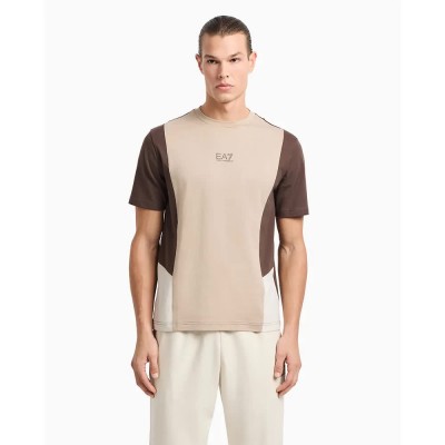 тениска,мъжки,тениски,ea7,emporio,armani,7m000276,af12874,short,sleeve,t,shirt,beige