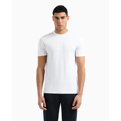 тениска,мъжки,тениски,ea7,emporio,armani,7m000301,af13739,short,sleeve,t,shirt,white