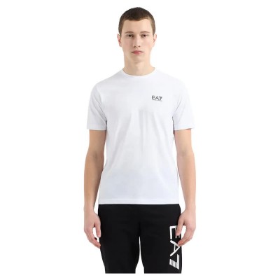 тениска,мъжки,тениски,ea7,emporio,armani,7m000567,af10375,short,sleeve,t,shirt,white