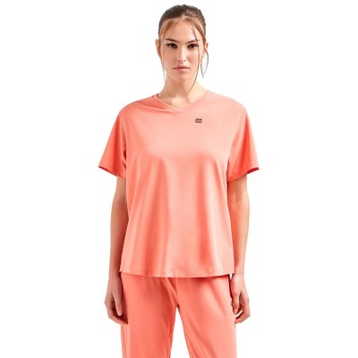 тениска,дамски,тениски,ea7,emporio,armani,7w000029,af10373,short,sleeve,t,shirt,orange