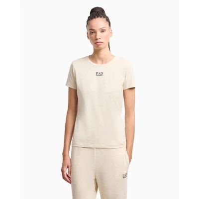 тениска,дамски,тениски,ea7,emporio,armani,7w000072,af12115,short,sleeve,t,shirt,beige