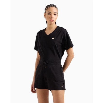 къси,панталони,дамски,панталони,ea7,emporio,armani,7w000079,af13135,sweat,shorts,black,(black)