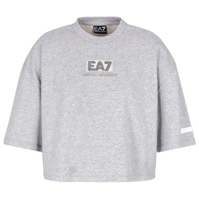 тениска,дамски,тениски,ea7,emporio,armani,7w000177,af12473,short,sleeve,t,shirt,grey