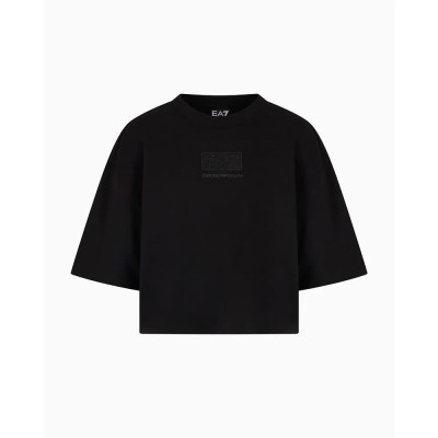 тениска,дамски,тениски,ea7,emporio,armani,7w000177,af12473,short,sleeve,t,shirt,black