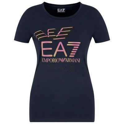 тениска,дамски,тениски,ea7,emporio,armani,7w000182,af10373,short,sleeve,t,shirt,blue