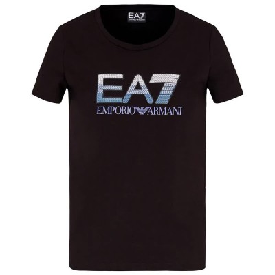 тениска,дамски,тениски,ea7,emporio,armani,7w000183,af10373,short,sleeve,t,shirt,black