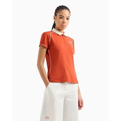 дамски,блузи,с,яка,ea7,emporio,armani,7w000210,af12117,short,sleeve,polo,orange