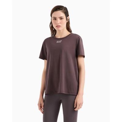 тениска,дамски,тениски,ea7,emporio,armani,7w000238,af12509,short,sleeve,t,shirt,brown