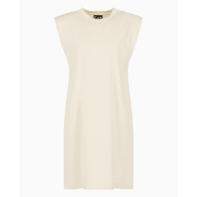 рокля,дамски,поли,и,рокли,ea7,emporio,armani,7w000481,af10373,short,sleeve,dress,beige