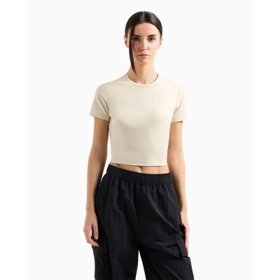 тениска,дамски,тениски,ea7,emporio,armani,7w000510,af12484,short,sleeve,t,shirt,beige