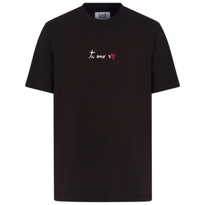тениска,мъжки,тениски,ea7,emporio,armani,7x000032,af13243,short,sleeve,t,shirt,black