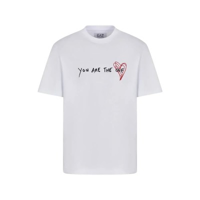 тениска,мъжки,тениски,ea7,emporio,armani,7x000032,af13243,short,sleeve,t,shirt,white