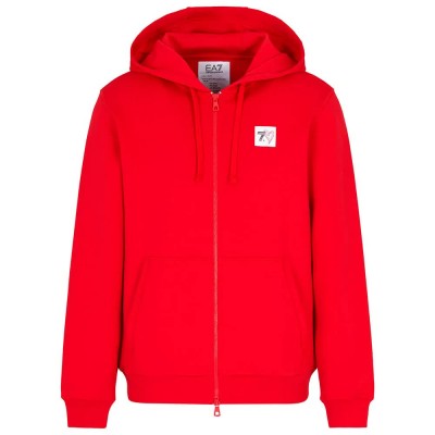 блуза,мъжки,пуловери,ea7,emporio,armani,7x000044,af12116,full,zip,sweatshirt,red