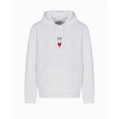 суичър,мъжки,пуловери,ea7,emporio,armani,7x000043,af12116,hoodie,white