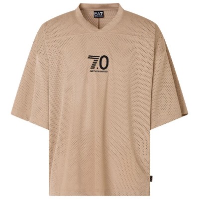 тениска,мъжки,тениски,ea7,emporio,armani,7x000083,af15213,short,sleeve,t,shirt,beige,(brown)