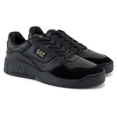 маратонки,мъжки,маратонки,ea7,emporio,armani,x8x187,xk402,trainers,black,gold,m701,(black)