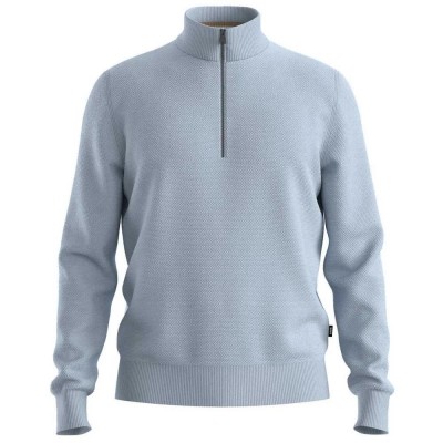 блуза,мъжки,пуловери,boss,ebrando,10255179,01,half,zip,sweater,light,pastel,blue,(blue)