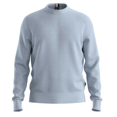 блуза,мъжки,пуловери,boss,ecaio,10255187,01,sweater,light,pastel,blue,(blue)