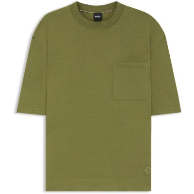 блуза,мъжки,пуловери,boss,jervasio,10270166,01,sweater,green
