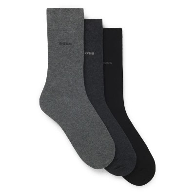 чорапи,мъжки,чорапи,boss,rs,uni,10241905,01,socks,3,pairs,open,miscellaneous,(black,grey)